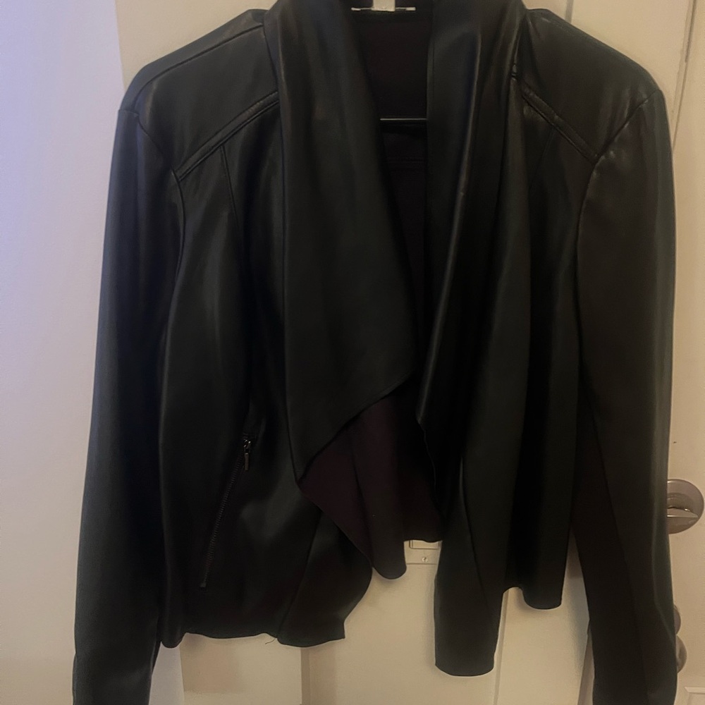 Women's Black Leather Jacket